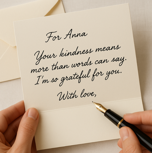 How to Write a Meaningful Message for Your Special Gift