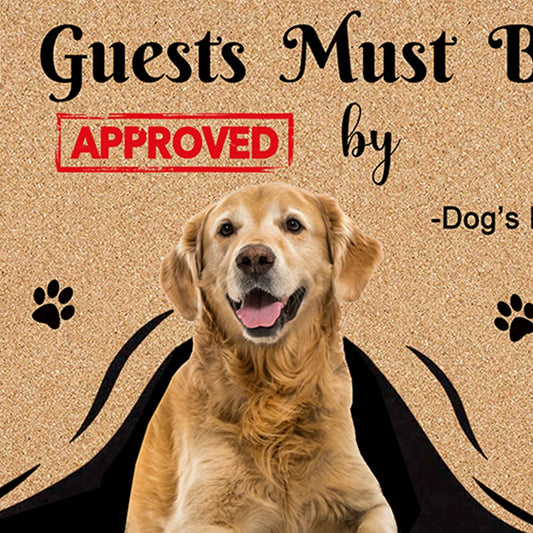 personalised dog rug