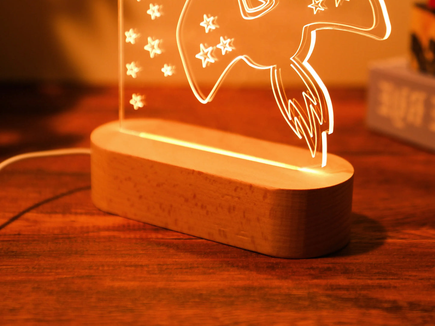 Custom Kids Name LED Night Light – Personalized Acrylic Lamp for Baby Nursery, Bedroom, Birthday, Home Decoration