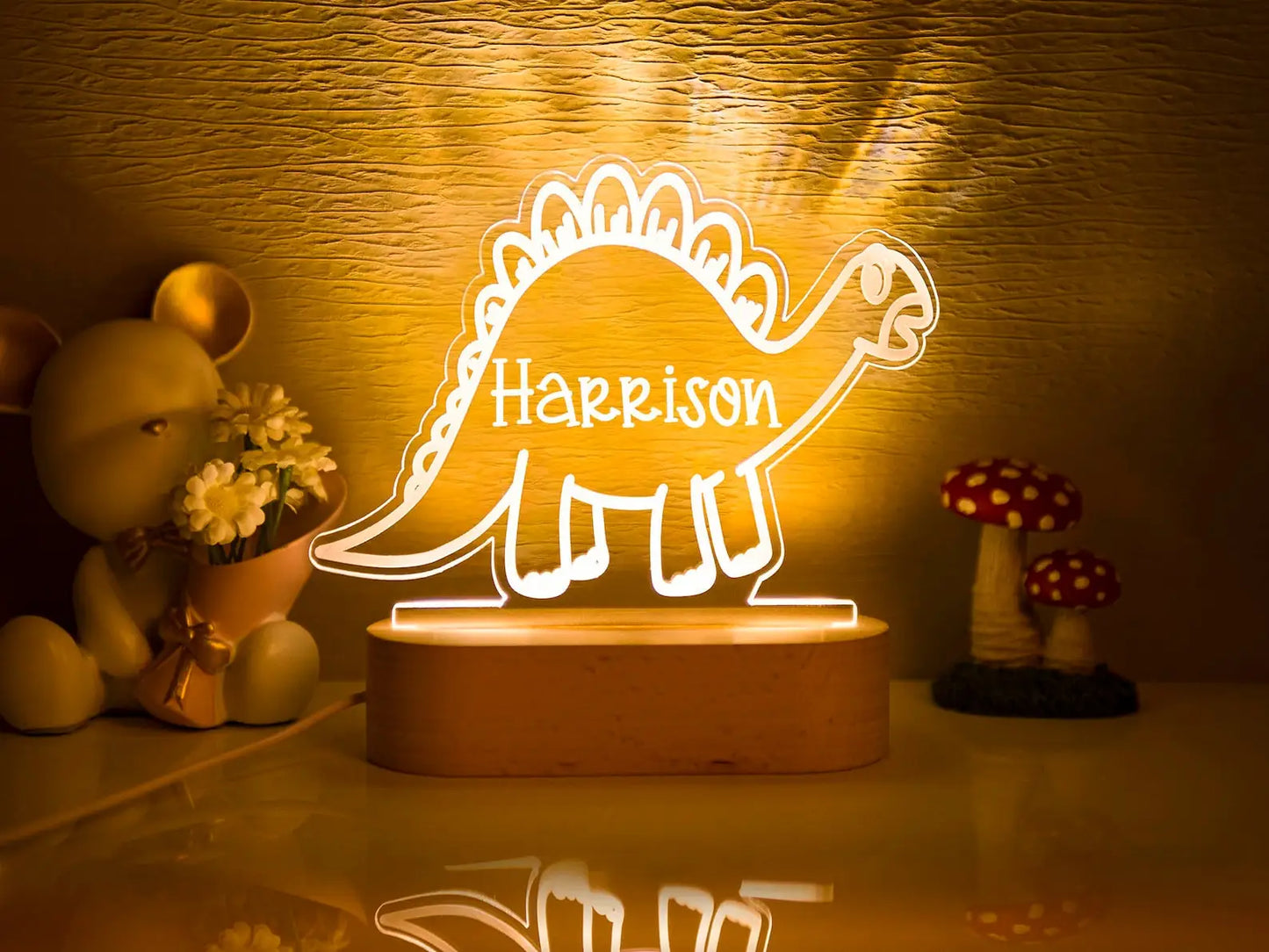 Custom Kids Name LED Night Light – Personalized Acrylic Lamp for Baby Nursery, Bedroom, Birthday, Home Decoration