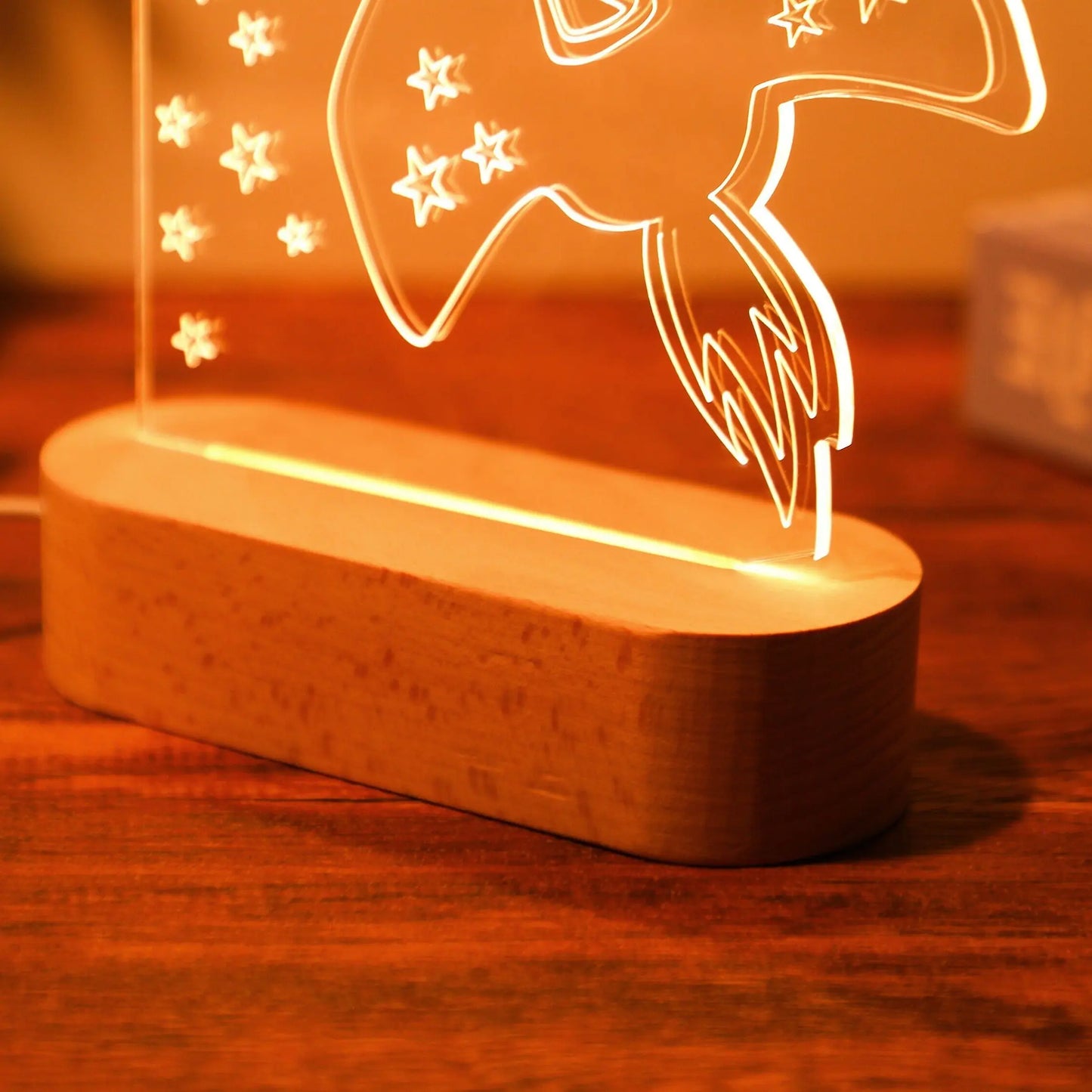 Custom Kids Name LED Night Light – Personalized Acrylic Lamp for Baby Nursery, Bedroom, Birthday, Home Decoration