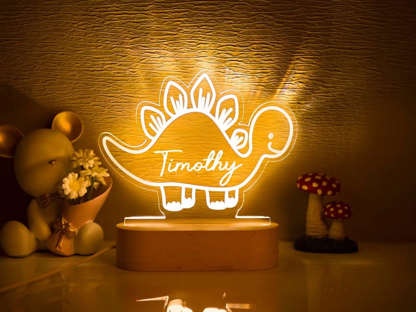 Custom Kids Name LED Night Light – Personalized Acrylic Lamp for Baby Nursery, Bedroom, Birthday, Home Decoration