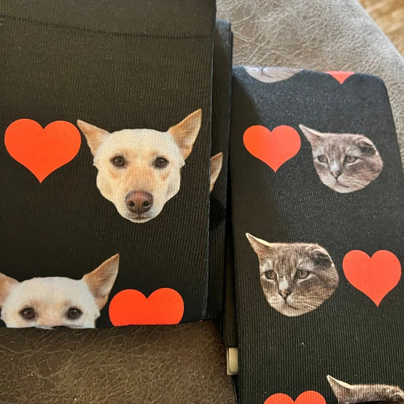 Custom Face Photo Socks "Heart" Personalized Unisex Print Socks