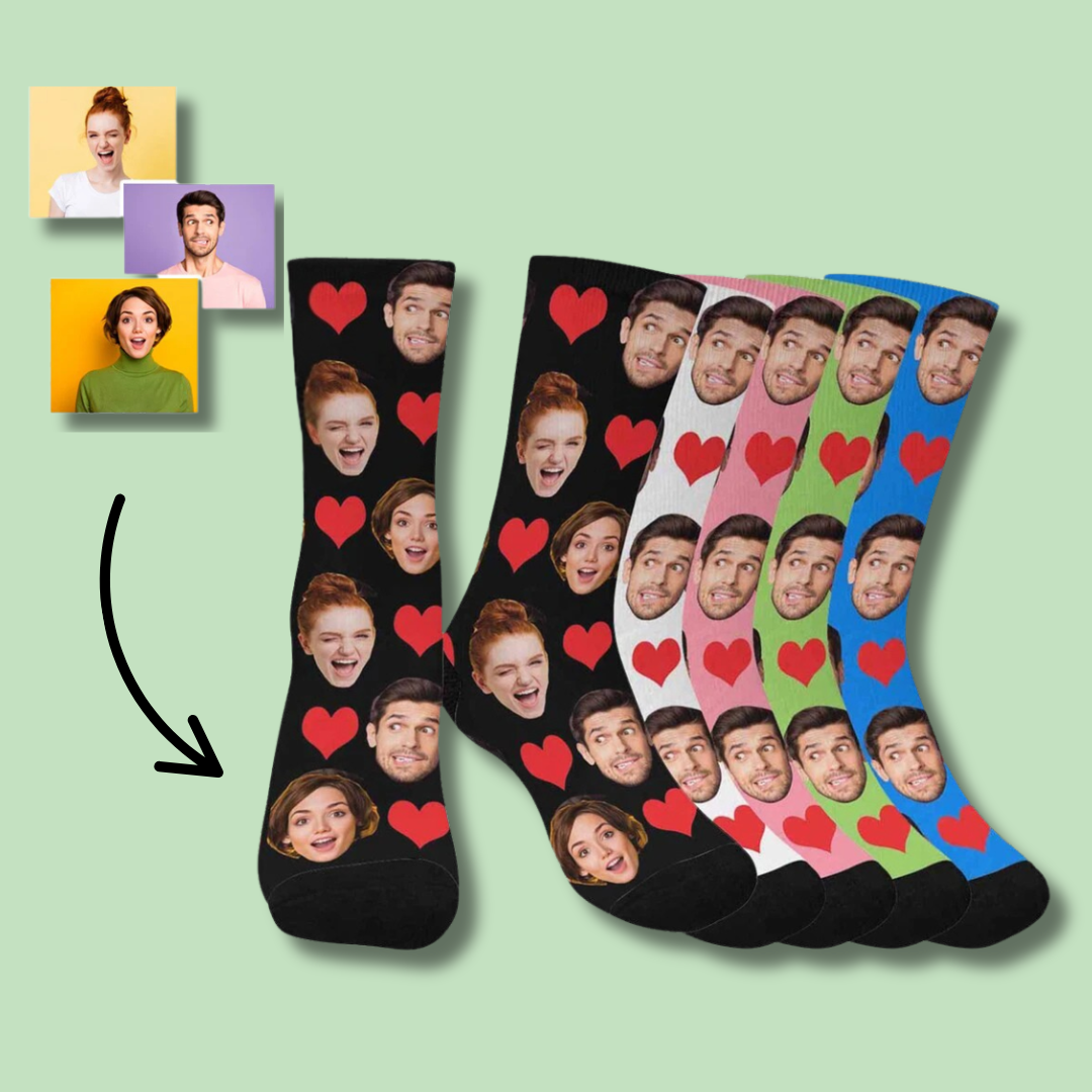 custom face socks